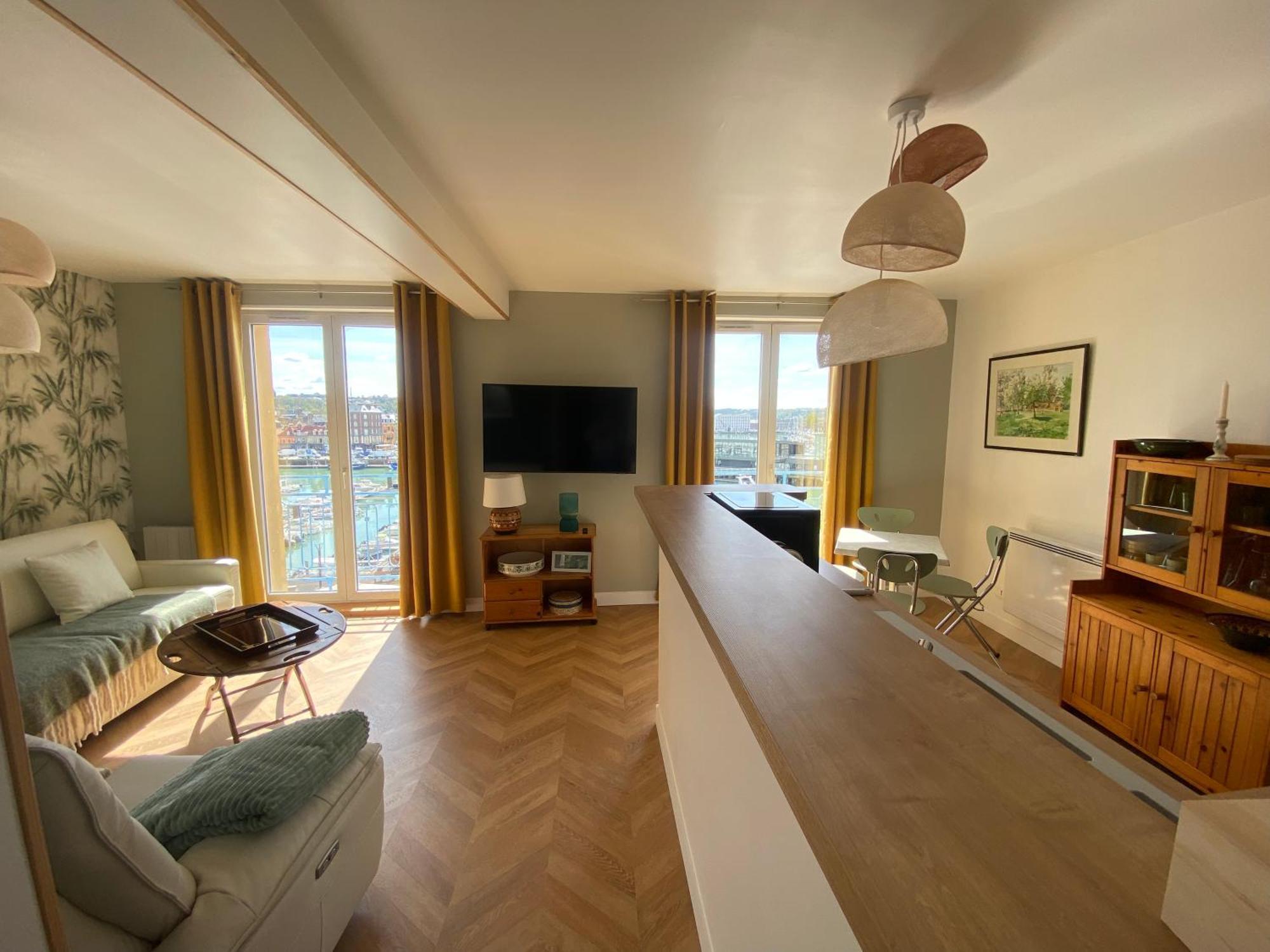 Etablissement 3 Etoiles Avec Ascenseur, 3 Appartements Lumineux Vue Port Avec Balcon, 200M De La Mer, Wifi Fibre, Tous Service Inclus Dieppe Eksteriør bilde